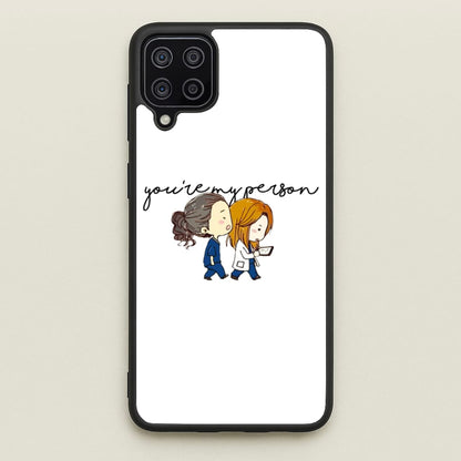 You're My Person Cartoon - Grey's  - Greys Anatomy Phone Case for Galaxy A12