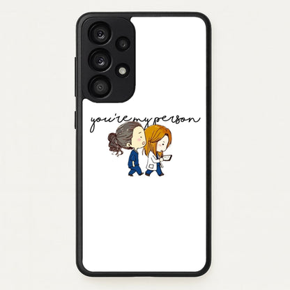 You're My Person Cartoon - Grey's  - Greys Anatomy Phone Case for Galaxy A33