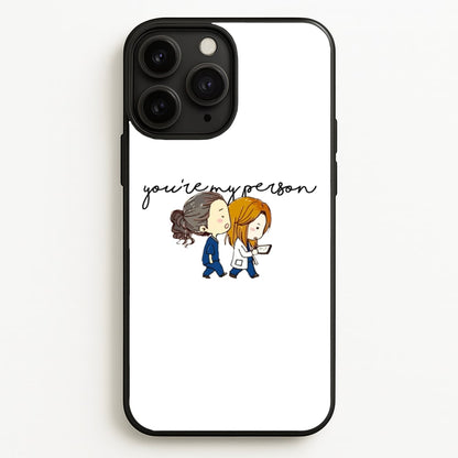 You're My Person Cartoon - Grey's  - Greys Anatomy Phone Case for iPhone 11 Pro Max