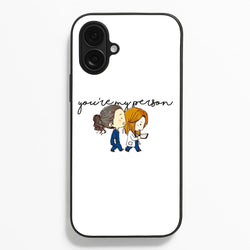 You're My Person Cartoon - Grey's Phone Case