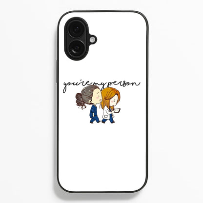 You're My Person Cartoon - Grey's Phone Case