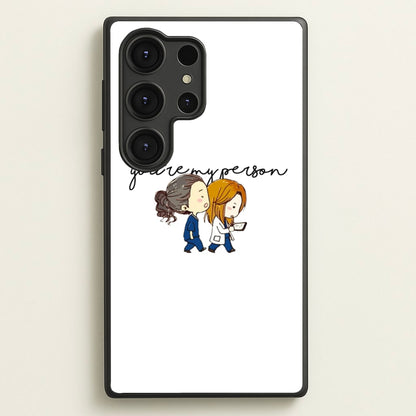 You're My Person Cartoon - Grey's  - Greys Anatomy Phone Case for Galaxy S25 Ultra