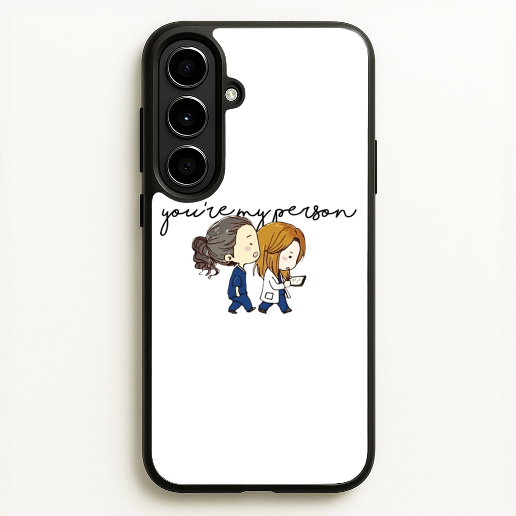 You're My Person Cartoon - Grey's  - Greys Anatomy Phone Case for Galaxy A56