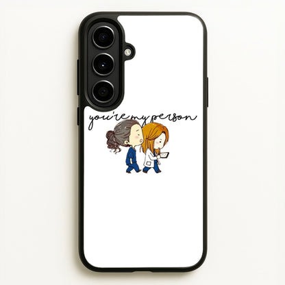 You're My Person Cartoon - Grey's  - Greys Anatomy Phone Case for Galaxy A56