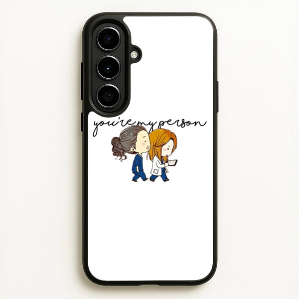 You're My Person Cartoon - Grey's  - Greys Anatomy Phone Case for Galaxy A56