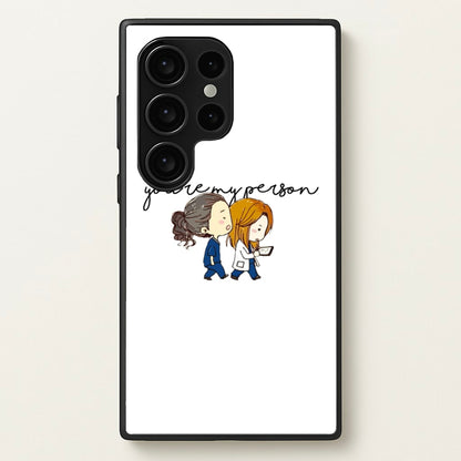 You're My Person Cartoon - Grey's  - Greys Anatomy Phone Case for Galaxy S24 Ultra