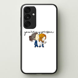You're My Person Cartoon - Grey's  - Greys Anatomy Phone Case for Galaxy A35