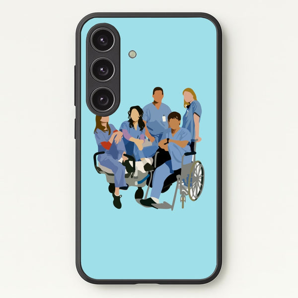 Greys Cast  - Grey's Anatomy Phone Case for Galaxy S24