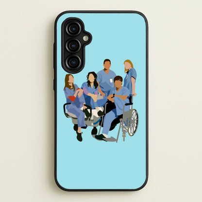 Greys Cast  - Grey's Anatomy Phone Case for Galaxy A54