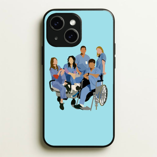 Greys Cast  - Grey's Anatomy Phone Case for iPhone 15