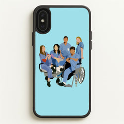 Greys Cast  - Grey's Anatomy Phone Case for iPhone XS Max