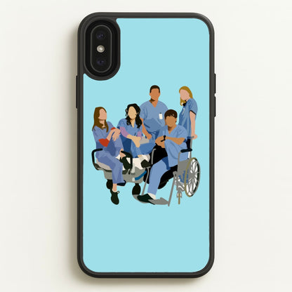 Greys Cast  - Grey's Anatomy Phone Case for iPhone XS Max