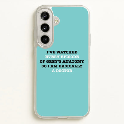 I've Watched Every Episode Of Grey's  - Grey's Anatomy Phone Case for Galaxy A56