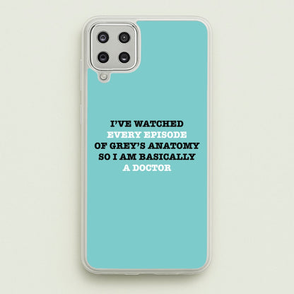 I've Watched Every Episode Of Grey's  - Grey's Anatomy Phone Case for Galaxy A12