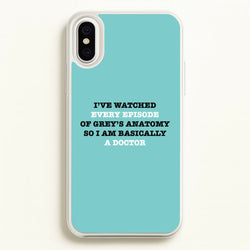 I've Watched Every Episode Of Grey's  - Grey's Anatomy Phone Case for iPhone XS Max