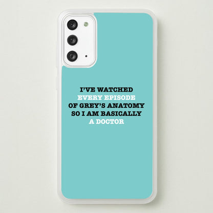 I've Watched Every Episode Of Grey's  - Grey's Anatomy Phone Case for Galaxy Note 20