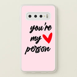 You're My Person Love - Grey's  -  Phone Case for Galaxy S10 Plus