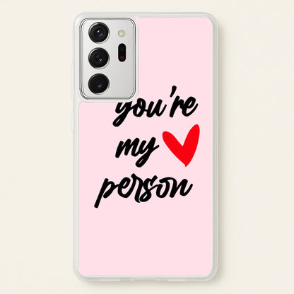 You're My Person Love - Grey's  -  Phone Case for Galaxy Note 20 Ultra