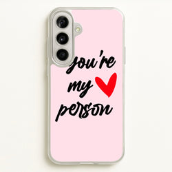 You're My Person Love - Grey's  -  Phone Case for Galaxy A56