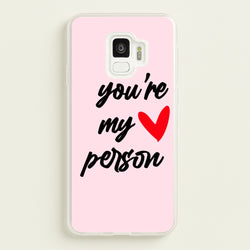 You're My Person Love - Grey's  -  Phone Case for Galaxy S9