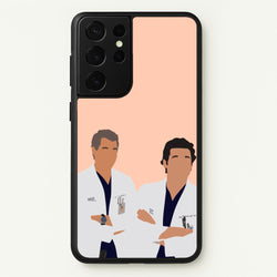 Two Doctors Arm Crossed - Grey's  - Grey's Anatomy Phone Case for Galaxy S21 Ultra