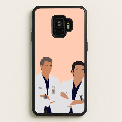 Two Doctors Arm Crossed - Grey's  - Grey's Anatomy Phone Case for Galaxy S9