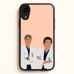 Two Doctors Arm Crossed - Grey's  - Grey's Anatomy Phone Case for iPhone XR