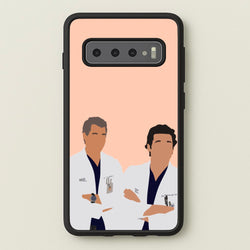 Two Doctors Arm Crossed - Grey's  - Grey's Anatomy Phone Case for Galaxy S10 Plus