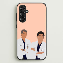 Two Doctors Arm Crossed - Grey's  - Grey's Anatomy Phone Case for Galaxy S23FE