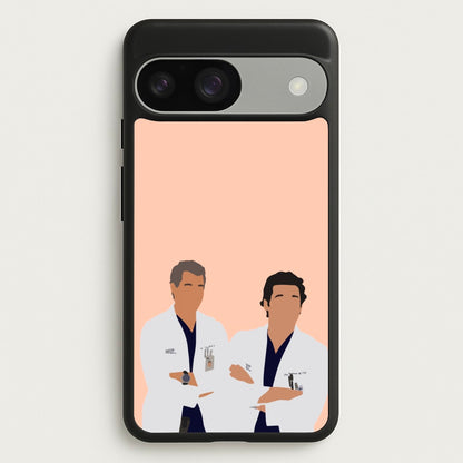 Two Doctors Arm Crossed - Grey's  - Grey's Anatomy Phone Case for Google Pixel 9 / 9 Pro
