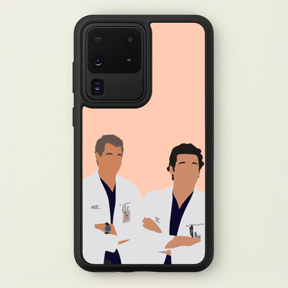Two Doctors Arm Crossed - Grey's  - Grey's Anatomy Phone Case for Galaxy S20 Ultra