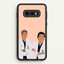 Two Doctors Arm Crossed - Grey's  - Grey's Anatomy Phone Case for Galaxy S10e
