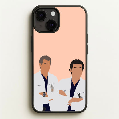 Two Doctors Arm Crossed - Grey's  - Grey's Anatomy Phone Case for iPhone 13 Mini