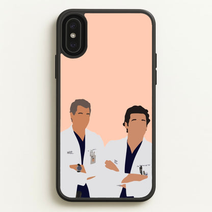 Two Doctors Arm Crossed - Grey's  - Grey's Anatomy Phone Case for iPhone XS Max