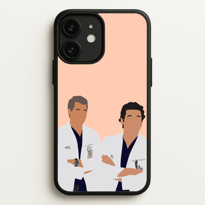 Two Doctors Arm Crossed - Grey's  - Grey's Anatomy Phone Case for iPhone 11