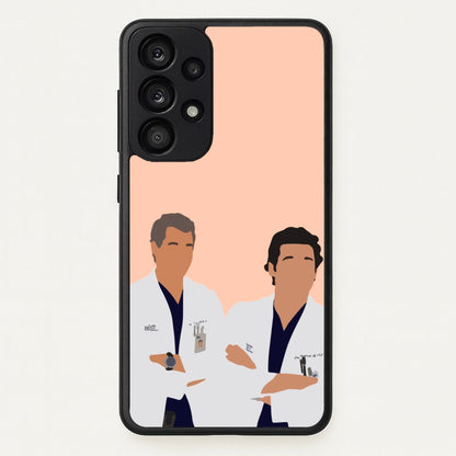 Two Doctors Arm Crossed - Grey's  - Grey's Anatomy Phone Case for Galaxy A33