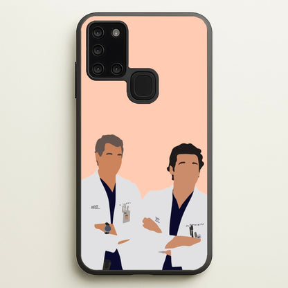 Two Doctors Arm Crossed - Grey's  - Grey's Anatomy Phone Case for Galaxy A21s