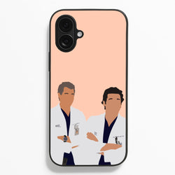 Two Doctors Arm Crossed - Grey's  - Grey's Anatomy Phone Case for iPhone 16 Plus