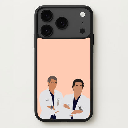 Two Doctors Arm Crossed - Grey's Phone Case for iPhone 17 Pro Max