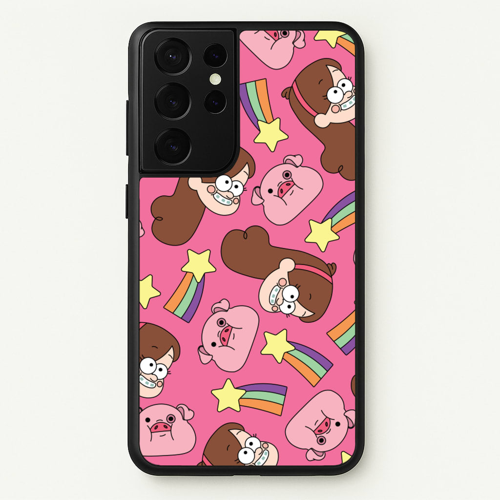 Mabel And Stars Pattern  - Disney Phone Case for Galaxy S21 Ultra