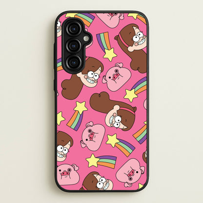 Mabel And Stars Pattern  - Disney Phone Case for Galaxy A54