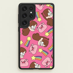 Mabel And Stars Pattern  - Disney Phone Case for Galaxy S22 Ultra
