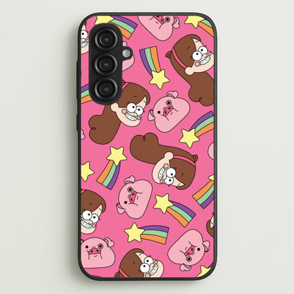 Mabel And Stars Pattern  - Disney Phone Case for Galaxy S23FE