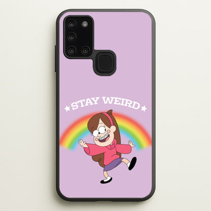 Stay Weird  - Disney Phone Case for Galaxy A21s