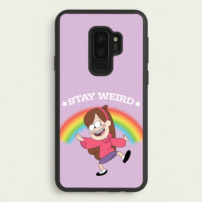 Stay Weird  - Disney Phone Case for Galaxy S9 Plus