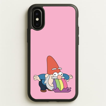 Garden Gnome Rainbow  - Disney Phone Case for iPhone X / XS