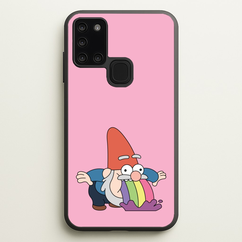 Garden Gnome Rainbow  - Disney Phone Case for Galaxy A21s