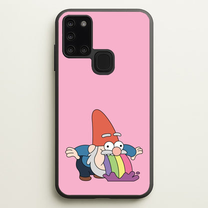 Garden Gnome Rainbow  - Disney Phone Case for Galaxy A21s