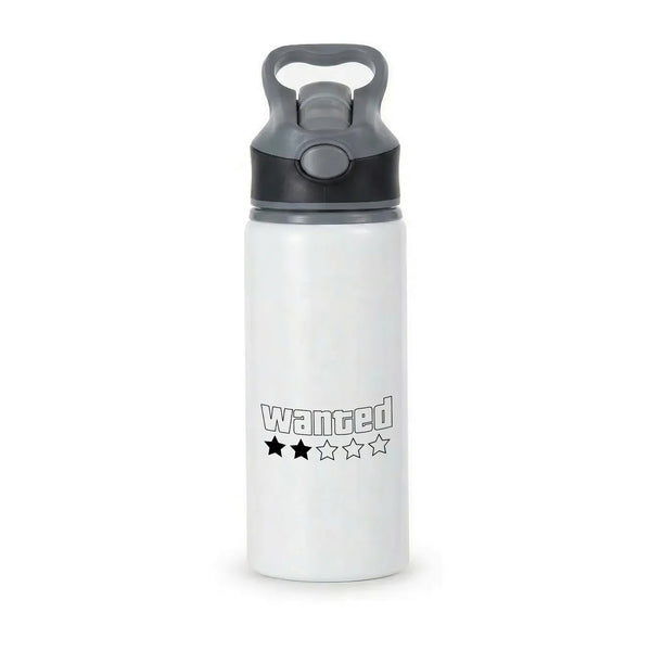 Wanted - Video Game Active Water Bottle - Black