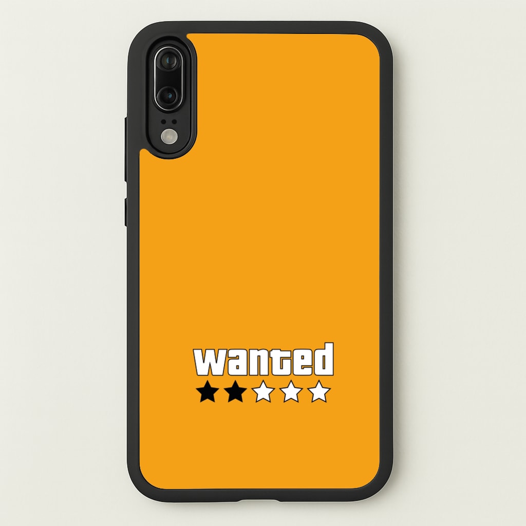 Wanted - Video Game  - GTA Phone Case for Huawei P20